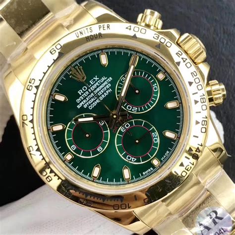 automatic rolex daytona 116508 replica green|rolex daytona green dial price.